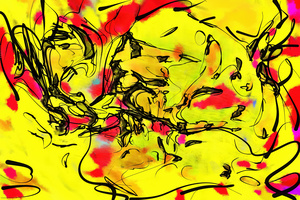 Abstract line art  the 8th horizontal