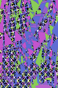 Blue angel art abstract design 108