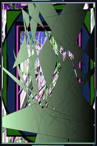 Blue angel art abstract design 16