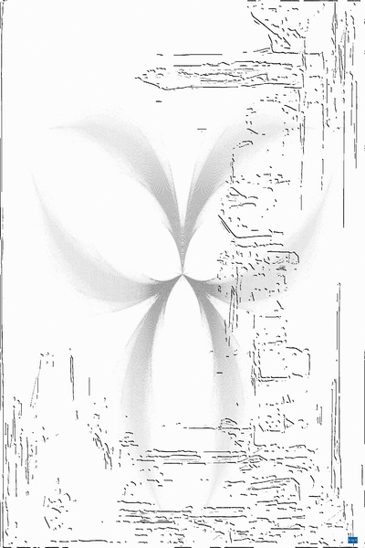 Blue angel art abstract design 24 Print