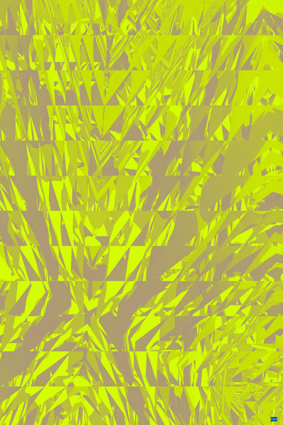 Blue angel art abstract design 39 Print