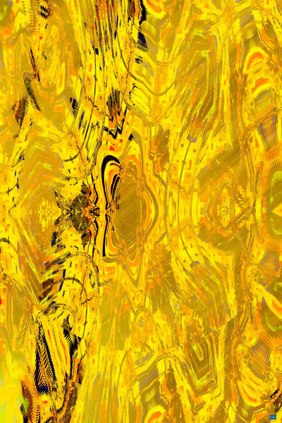 Blue angel art abstract design 61 Print