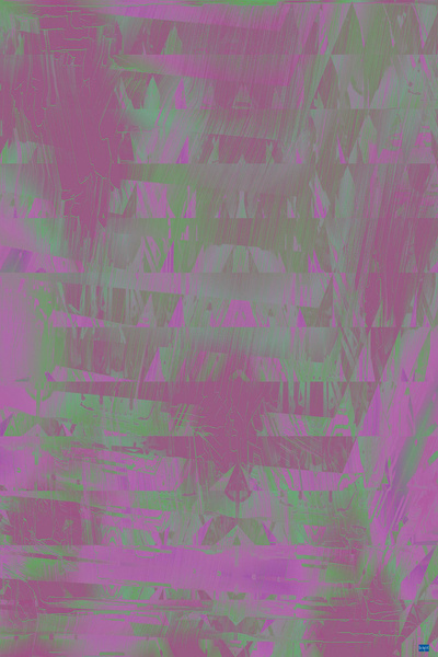 Blue angel art abstract design 64 Print