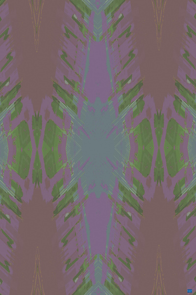 Blue angel art abstract design 72 Print