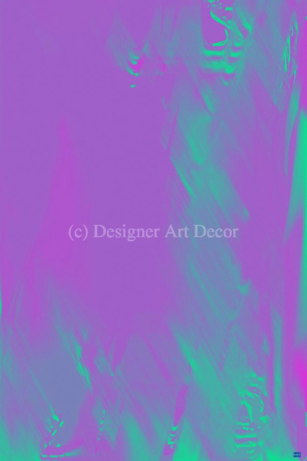 Blue angel art abstract design 14  Print