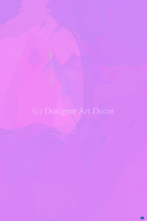 Blue angel art abstract design 47  Print