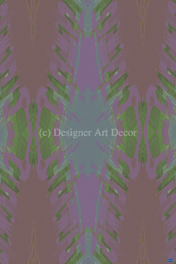 Blue angel art abstract design 72  Print