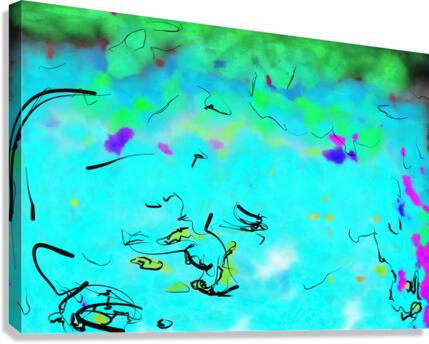 Abstract line art the 3rd horizontal Canvas Print