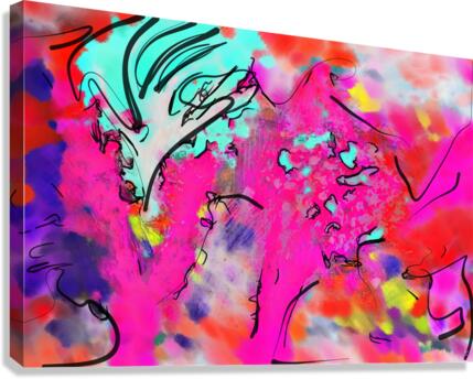 Abstract line art the 12th horizontal Canvas Print