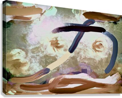 Abstract line art the 19th version 2 horizontal Canvas Print