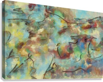 Abstract line art  the 10th horizontal Canvas Print