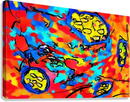 Abstract line art  the 16th horizontal Canvas Print