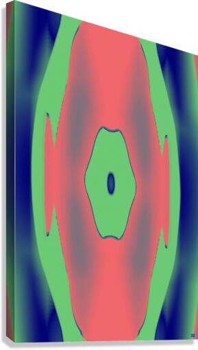 Blue angel art abstract design 19 Canvas Print