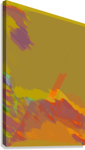 Blue angel art abstract design 36 Canvas Print