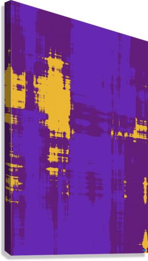 Blue angel art abstract design 10 Canvas Print