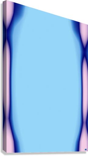 Blue angel art abstract design 26 Canvas Print