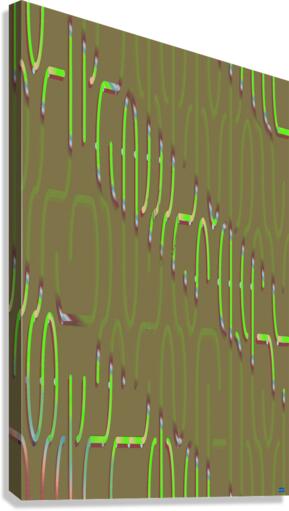 Blue angel art abstract design 37 Canvas Print