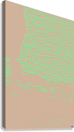 Blue angel art abstract design 18 Canvas Print