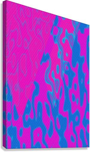 Blue angel art abstract design 23 Canvas Print