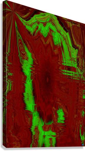 Blue angel art abstract design 40 Canvas Print