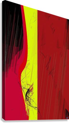 Blue angel art abstract design 17 Canvas Print