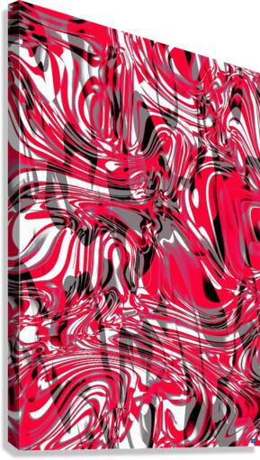 Blue angel art abstract design 32 Canvas Print