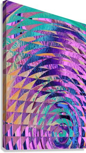 Blue angel art abstract design 5 Canvas Print