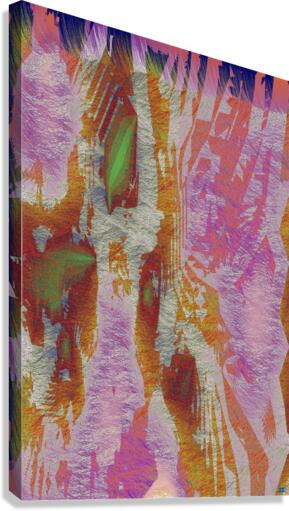 Blue angel art abstract design 6 Canvas Print