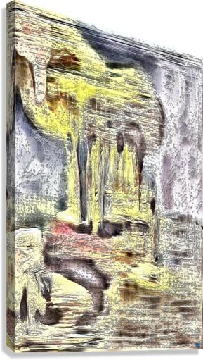 Blue angel art abstract design 15 Canvas Print