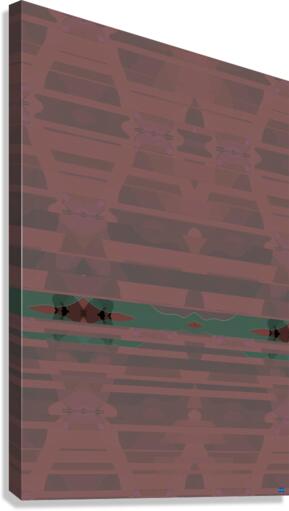 Blue angel art abstract design 42 Canvas Print