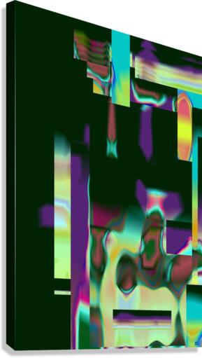 Blue angel art abstract design 78 Canvas Print