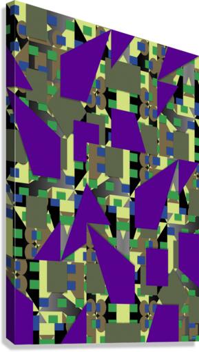 Blue angel art abstract design 99 Canvas Print