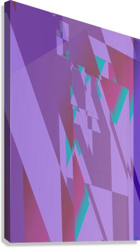 Blue angel art abstract design 94 Canvas Print