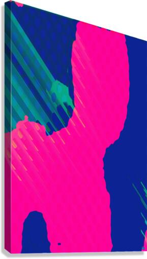 Blue angel art abstract design 83 Canvas Print