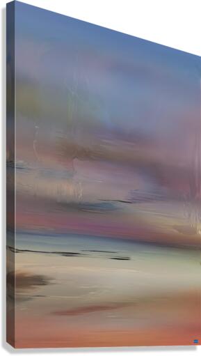 Blue angel art abstract design 60 Canvas Print