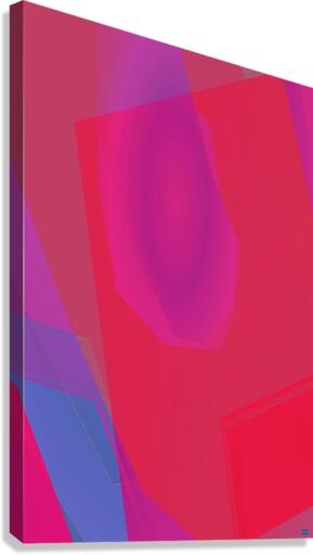 Blue angel art abstract design 96 Canvas Print