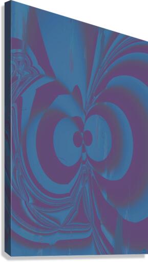 Blue angel art abstract design 52 Canvas Print