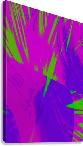 Blue angel art abstract design 85 Canvas Print