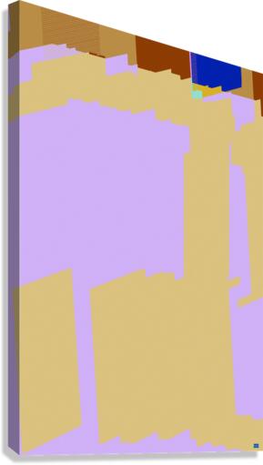 Blue angel art abstract design 71 Canvas Print