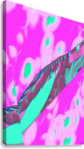 Blue angel art abstract design 87 Canvas Print