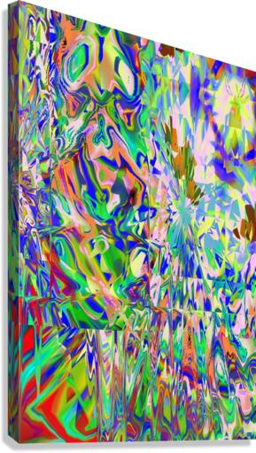 Blue angel art abstract design 89 Canvas Print