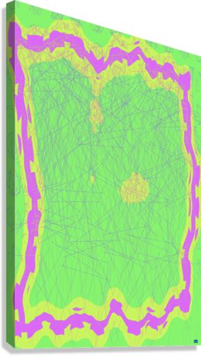 Blue angel art abstract design 75 Canvas Print