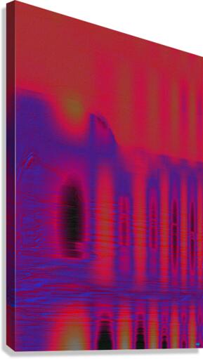 Blue angel art abstract design 77 Canvas Print