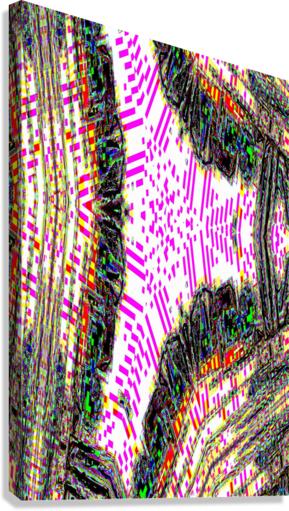 Blue angel art abstract design 73 Canvas Print