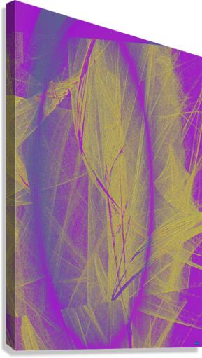 Blue angel art abstract design 69 Canvas Print