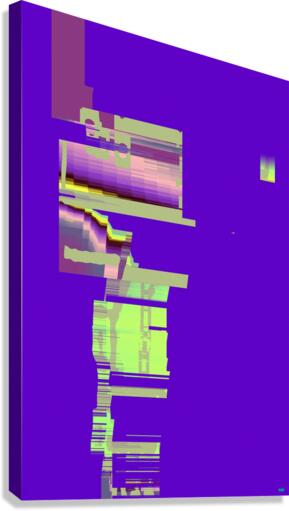 Blue angel art abstract design 79 Canvas Print