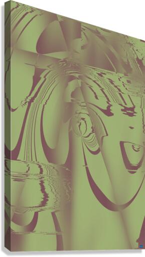 Blue angel art abstract design 65 Canvas Print