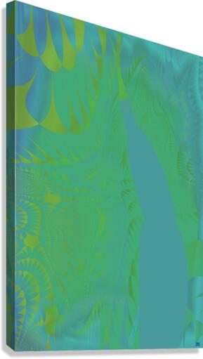 Blue angel art abstract design 54 Canvas Print