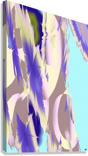 Blue angel art abstract design 57 Canvas Print