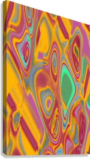 Blue angel art abstract design 76 Canvas Print